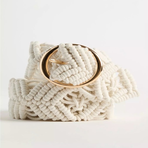 torrid Accessories - TORRID Crochet Denim Belt with Gold Buckle